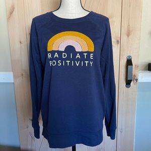 Old Navy “Radiate Positivity” sweatshirt medium